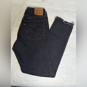 Levi's 501S Black Denim Pants